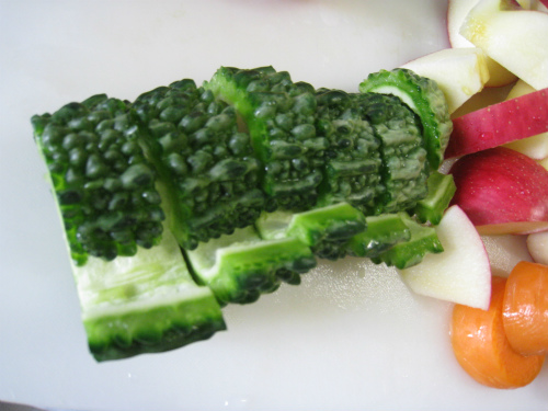 朝食と健康野菜ジュース