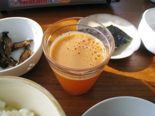 塩田温泉の湯壺がゆで朝ご飯